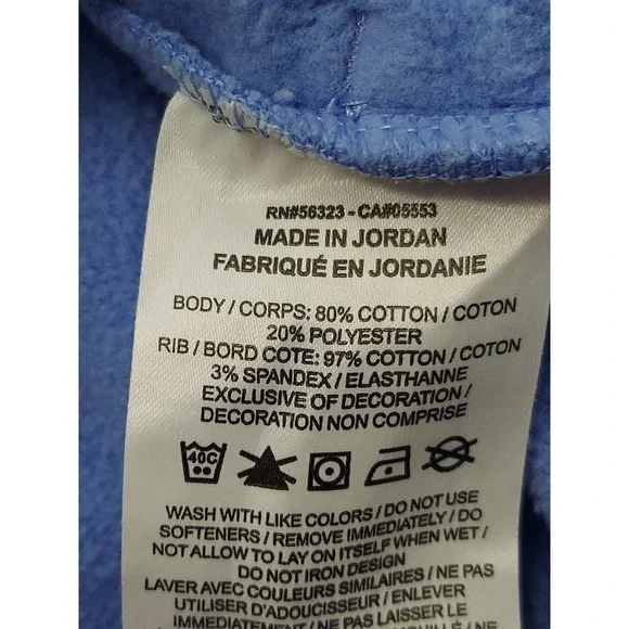 Nike Sportswear Club Hoodie Youth Large Blue Fleece Pullover Warm Swoosh - Picture 5 of 10